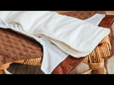 8-Layer Bamboo Bookfold Insert for Pocket Diapers