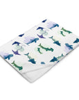 Shark Week Silky Soft Throw Blanket - Cloth Diapers - Lighthouse Kids