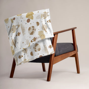 Rocket - Silky Soft Touch Throw Blanket - Cloth Diapers - Lighthouse Kids