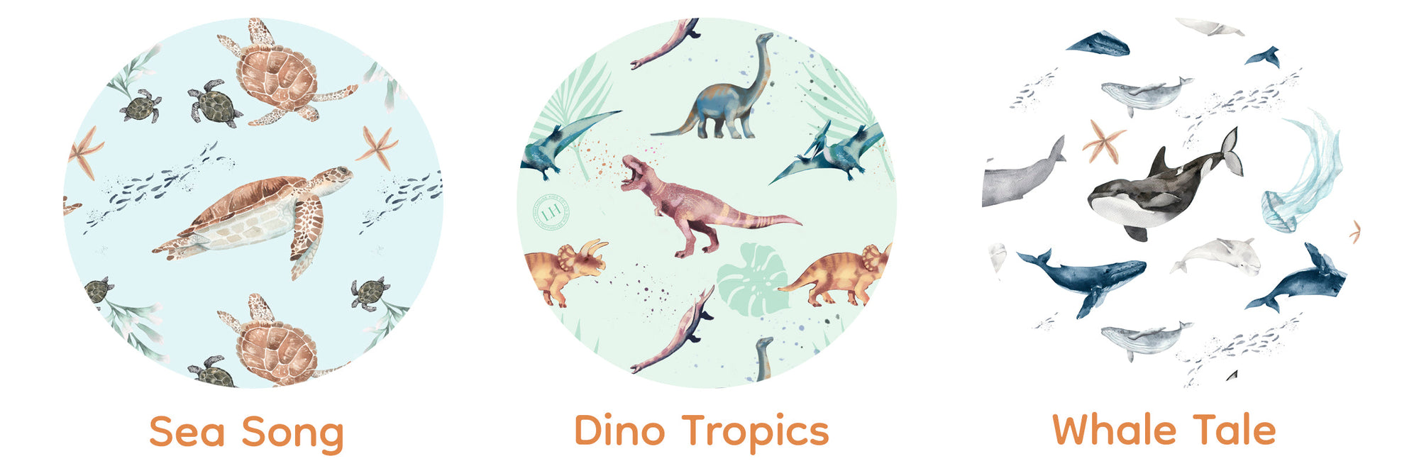 Bamboo Headband - Dino Tropics - Cloth Diapers - Lighthouse Kids